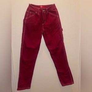 Red Dickie pants